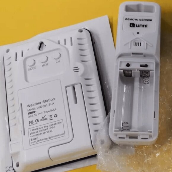 Digital LCD Indoor & Outdoor Weather Station Hygrometer Thermometer Wireless - Picture 4 of 5